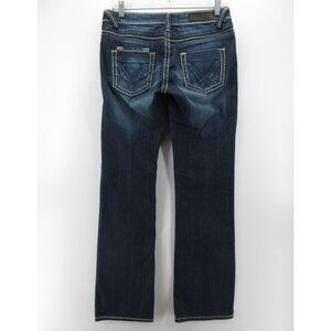 Vigoss Jeans 5 6 Bootcut Denim Stretch Embroidered Pants Juniors